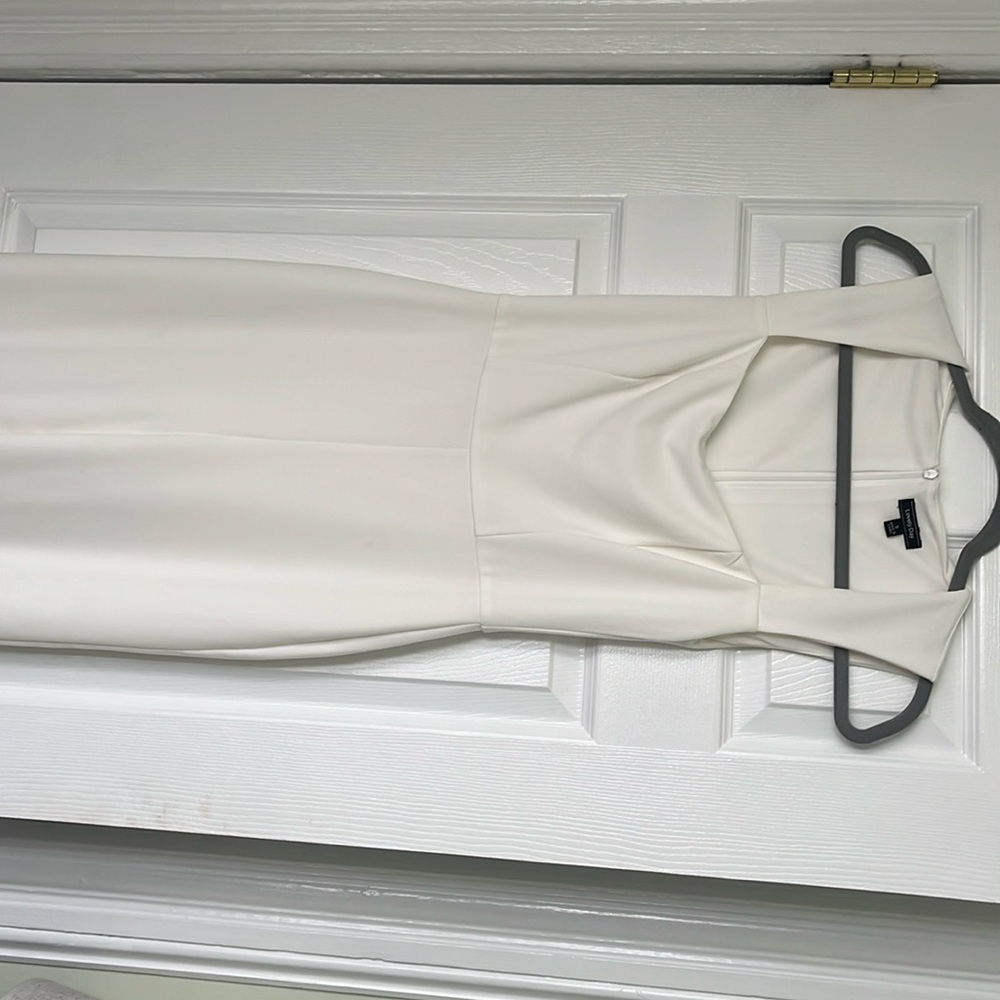 White Formal Romper